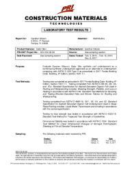 PR Instl Docs FL25974 R1 II GatorSkin GGI-132-02-06 Report - ASTM D 226 FBC 1507-1-1 for Gator Skin