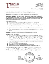 PR TECH DOCS FL26008 R1 AE EVALREPORT-1017858-R0