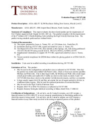 PR TECH DOCS FL26008 R1 AE EVALREPORT-1017873-R0