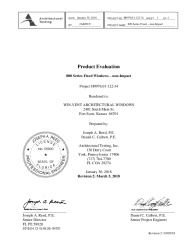 PR TECH DOCS FL26033 R0 AE 800 SERIES FIXED NON-IMPACT EVALUATION REPORT R2-2
