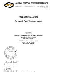 PR TECH DOCS FL26033 R1 AE 600 SERIES FIXED IMPACT EVALUATION REPORT - R2
