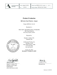 PR TECH DOCS FL26033 R1 AE 800 SERIES FIXED IMPACT EVALUATION REPORT R4