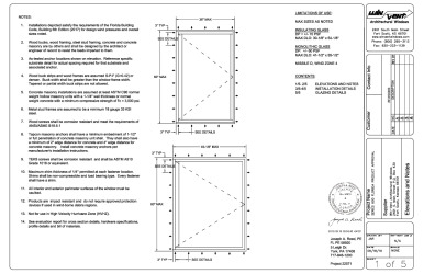 PR INSTL DOCS FL26035 R1 II 600 SERIES OUTSWING CASEMENT IMPACT INSTALLATION