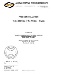 PR TECH DOCS FL26037 R2 AE 600 SERIES PROJECT OUT IMPACT EVALUATION REPORT - R2