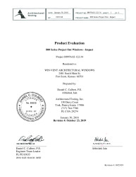 PR TECH DOCS FL26037 R1 AE 800 SERIES PROJECT OUT IMPACT EVALUATION REPORT R4