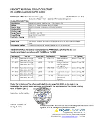 PR TECH DOCS FL26361 R1 AE EVR EUSA 400C CASEMENT WINDOW LMI SS