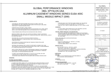 PR Instl Docs FL26361 R1 II EUSA Series 400C Casement SMI SS