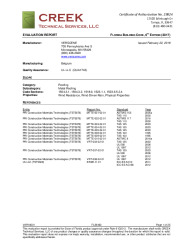 PR Instl Docs FL26460 R0 II VAR18001 2017 FBC Eval Metal Roofing final