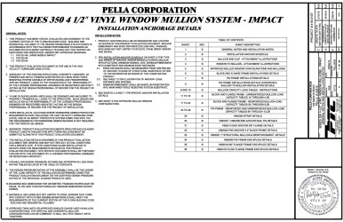 PR Instl Docs FL26601 R0 II PELL0033 RevC Series350 Impact Mullion HVHZ ss reduced
