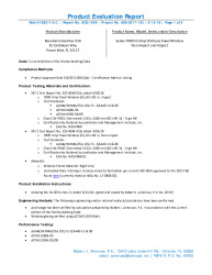 PR TECH DOCS FL27425 R0 AE PER ACE-1009 REV0 2017-123 RENOBAT 7000 FIXED SS