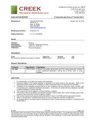 PR Instl Docs FL27455 R0 II IC18001 2017 FBC Eval Report Coatings
