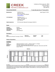 PR Instl Docs FL27722 R0 II EVT18001 2017 FBC Eval Metal Roofing