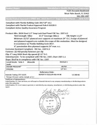 PR TECH DOCS FL27933 R0 AE QMRF MIN. 26GA 1.5 SNAP LOCK - REPORT W DETAILS
