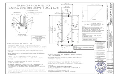 PR Instl Docs FL28480 R0 II 4099 Single Panel Steel Door 01.16.19 SS