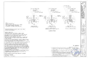 PR INSTL DOCS FL28840 R0 II SS - S - 2000 GARAGE DOOR 12 FT - DWG 16-06