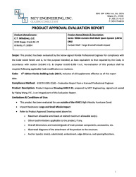 PR TECH DOCS FL29114 R0 AE EVALUATION REPORT - SS