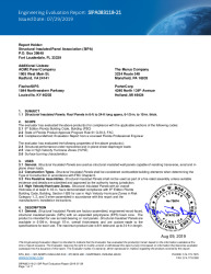 PR TECH DOCS FL30056 R0 AE SIPA083118-21 SIP ROOF EVALUATION REPORT SEALED 2019-08-08