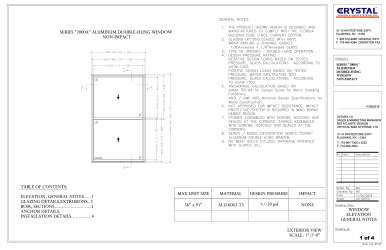PR Instl Docs FL30515 R0 II 2000A DOUBLE HUNG Installation Guide - Nov6
