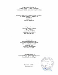 PR Instl Docs FL30842 R0 II EvaluationReportC2302 2