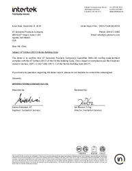 PR TECH DOCS FL30875 R0 AE 2019-12-04 GT INDUSTRIAL 104157163COQ-001A LETTER