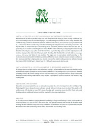 PR INSTL DOCS FL31749 R0 II 2020 MAXFELT INSTALLATIONS ENGLISH (1)