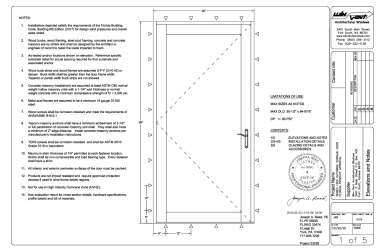 PR Instl Docs FL31764 R0 II 1200 Series Terrace Door Installation Instructions - Non-Impact