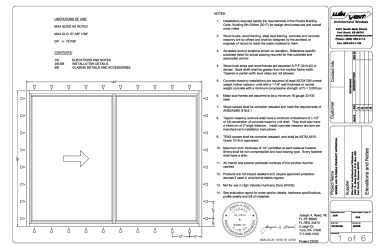 PR Instl Docs FL31765 R0 II 450 Series Sliding Glass Door Installation Instructions - Non-Impact