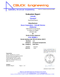 PR INSTL DOCS FL32185 R0 II 1 2.0D,3.5D STEELROOFDECK EVALREPORT