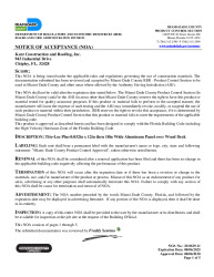 PR CERTIFICATE FL33117 R0 C CAC 20-0629.11 TITE-LOC PLUS PANEL .032 ALUMINUM OVER WOOD DECK