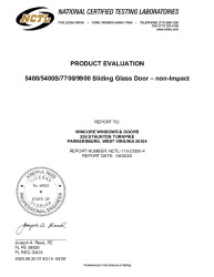 PR TECH DOCS FL33765 R0 AE 23550-4 WINCORE WINDOWS 5400-7700 EVAL REPORT