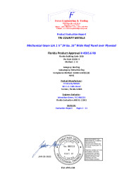 PR Instl Docs FL4595 R8 II Mechanical-Seam Lok 1.5 over Plywood HVHZ