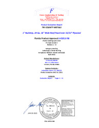 PR Instl Docs FL4595 R8 II 1in Nail Strip over Plywood
