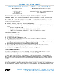 PR TECH DOCS FL22212 R2 AE PERNO2489 REV2 419-1121 LC2600 SS