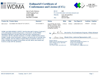 PR CERTIFICATE FL22231 R2 C CAC 448-H-012.07 CCL