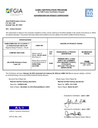 PR CERTIFICATE FL22281 R8 C CAC LC-PG50-36X72 DP-55 WZ2 NEW1