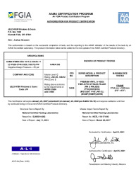 PR CERTIFICATE FL22281 R8 C CAC OOO LC-PG50 108X72 DP-55 WZ2 NEW1