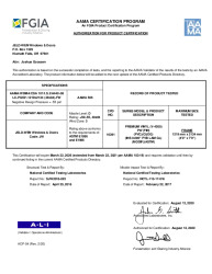 PR CERTIFICATE FL22281 R7 C CAC LC-PG50-48X84 DP-55 WZ3 NEW