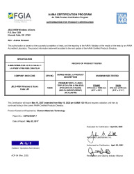 PR CERTIFICATE FL22286 R6 C CAC XXX-LC-PG50 108X72 DP-50 NEW
