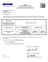 PR CERTIFICATE FL22286 R5 C CAC XOX LC-PG35-120X84 DP-40 NEW