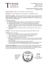 PR TECH DOCS FL22297 R3 AE EVALREPORT-WINFORCE-AW-LM