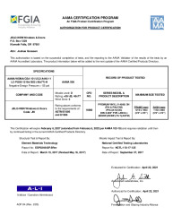 PR CERTIFICATE FL22307 R3 C CAC LC-PG50 48X77 WZ3 NEW