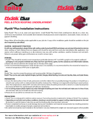 PR Instl Docs FL22316 R3 II epilay-plystik-plus-installation-instructions-english