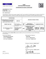 PR CERTIFICATE FL22368 R4 C CAC XOX LC PG50 96X60 DP-55 WZ3