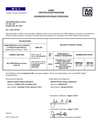 PR CERTIFICATE FL22376 R6 C CAC LC-PG50 36X72 DP-55 WZ2 NEW