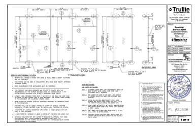 PR Instl Docs FL22538 R2 II Resistor 3200 Thermal Storefront Wall-LMI 10.16.2020 FA - SS