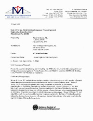 PR Instl Docs FL22561 R3 II FPC 22561 AG Metal Roof Panel - Engr Eval Report Apr 2021