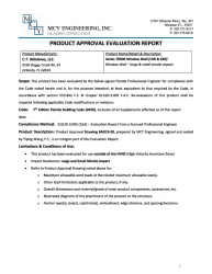 PR TECH DOCS FL23007 R1 AE EVALUATION REPORT FBC 2020- SS