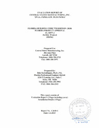 PR Instl Docs FL41877 R0 II EvaluationReportC2610 1