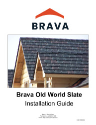 PR Instl Docs FL41880 R0 II Brava-Old-World-Slate 22-Installation-Manual-2022