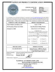 PR CERTIFICATE FL41903 R0 C CAC NI015611